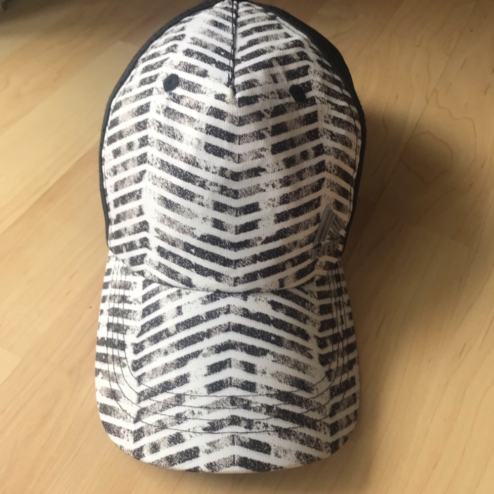 Hat - black and white.